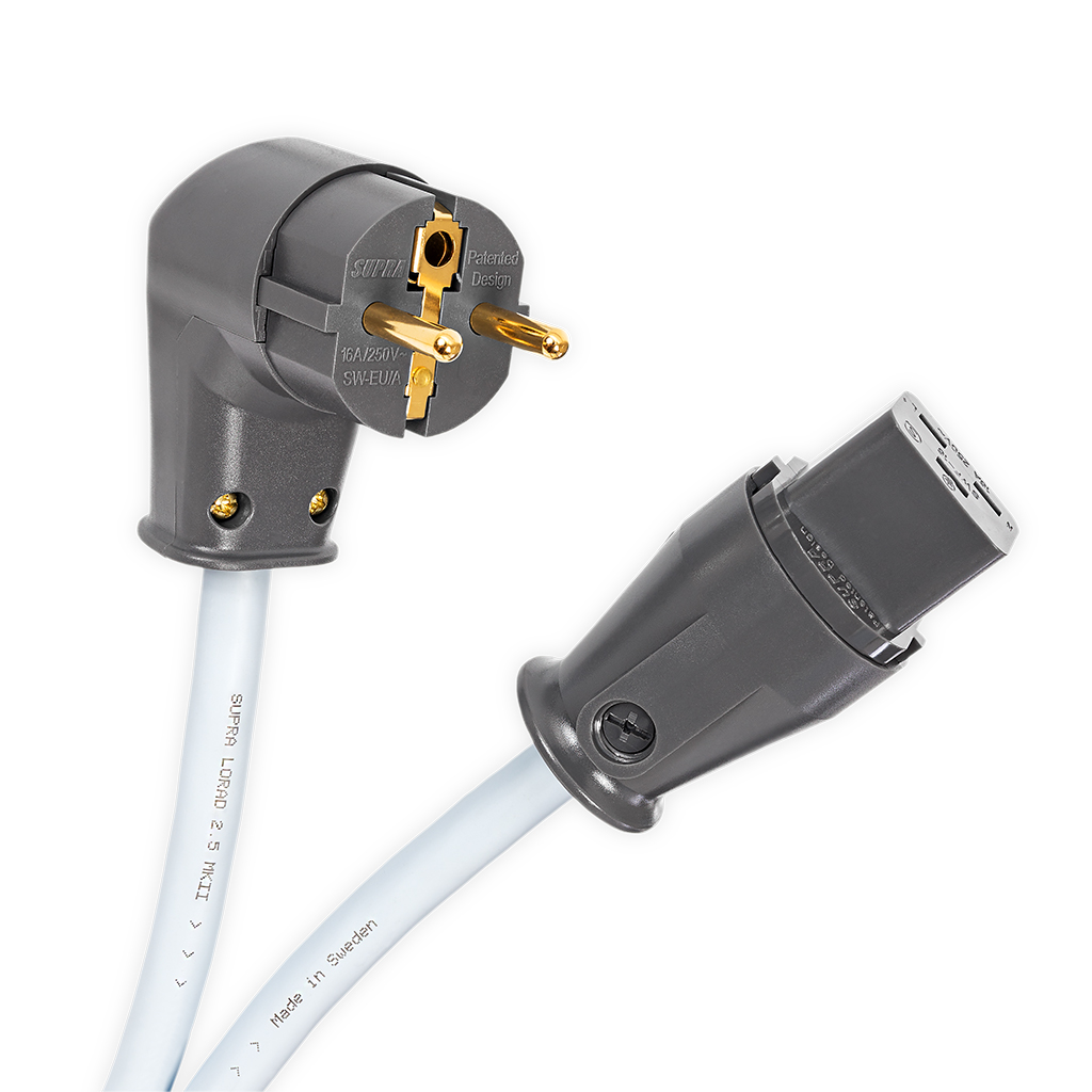 Cablu Supra LORAD 2.5 CS-16-EU/A MAINS CORD SET