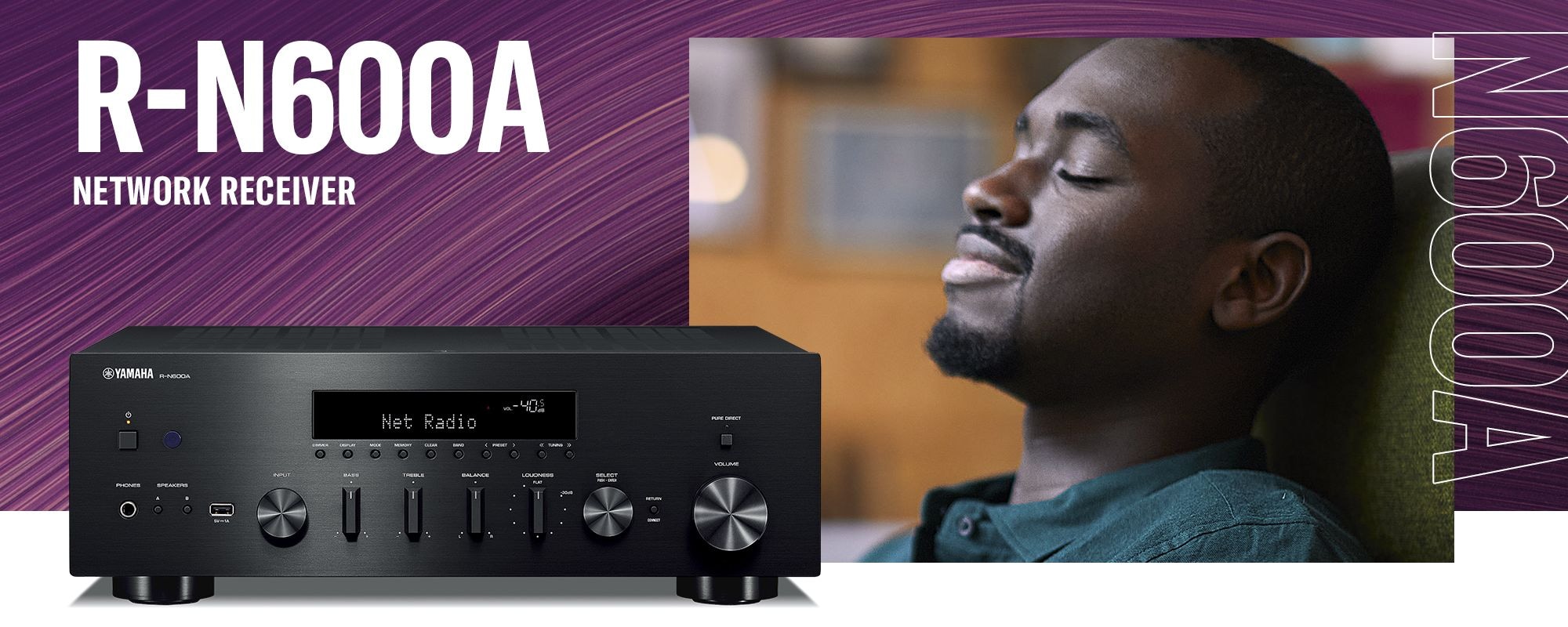 Receiver stereo Yamaha R-N600A - imagine 8
