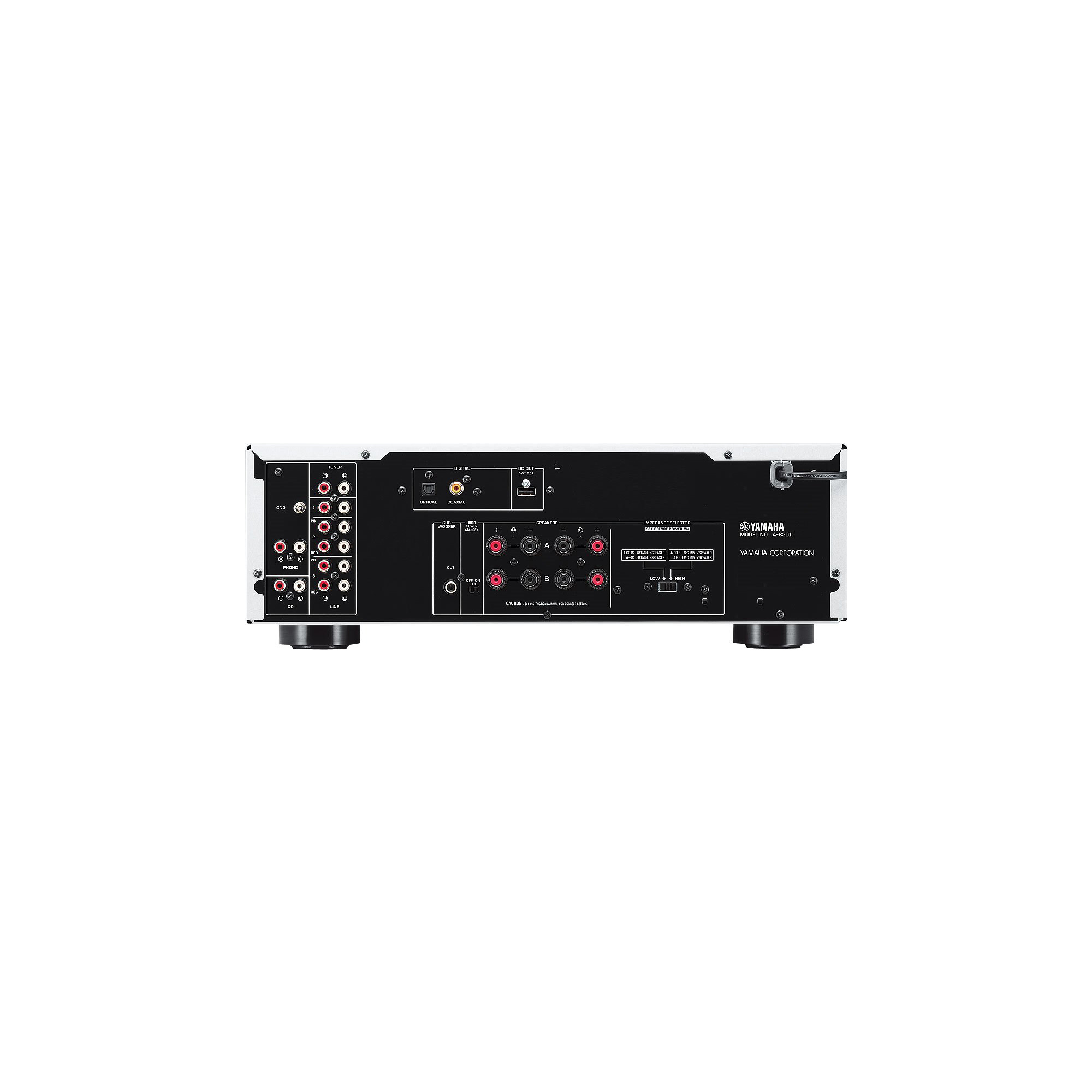 Amplificator integrat Yamaha A-S301 - imagine 3
