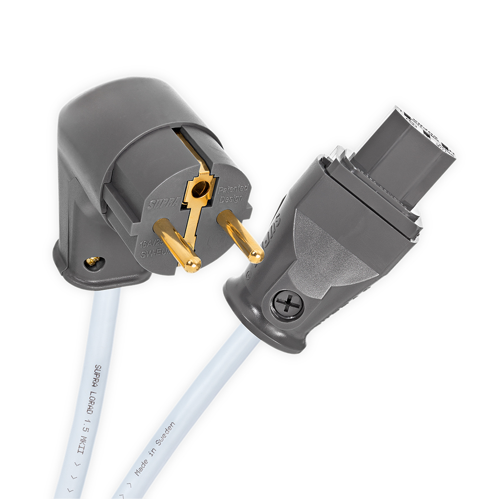 Cablu Supra LORAD 1.5 CS-EU/ANGLED MAINS CORD SET