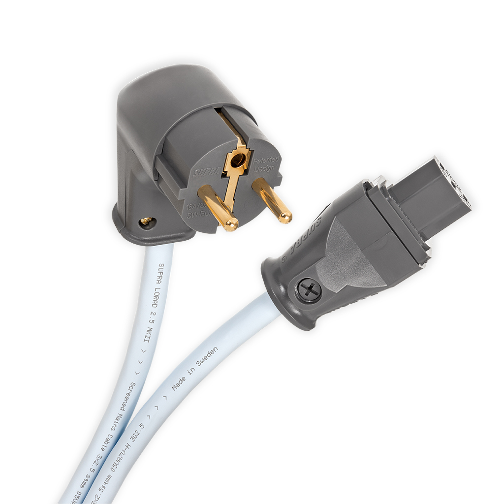 Cablu Supra LORAD 2.5 CS-EU/ANGLED MAINS CORD SET