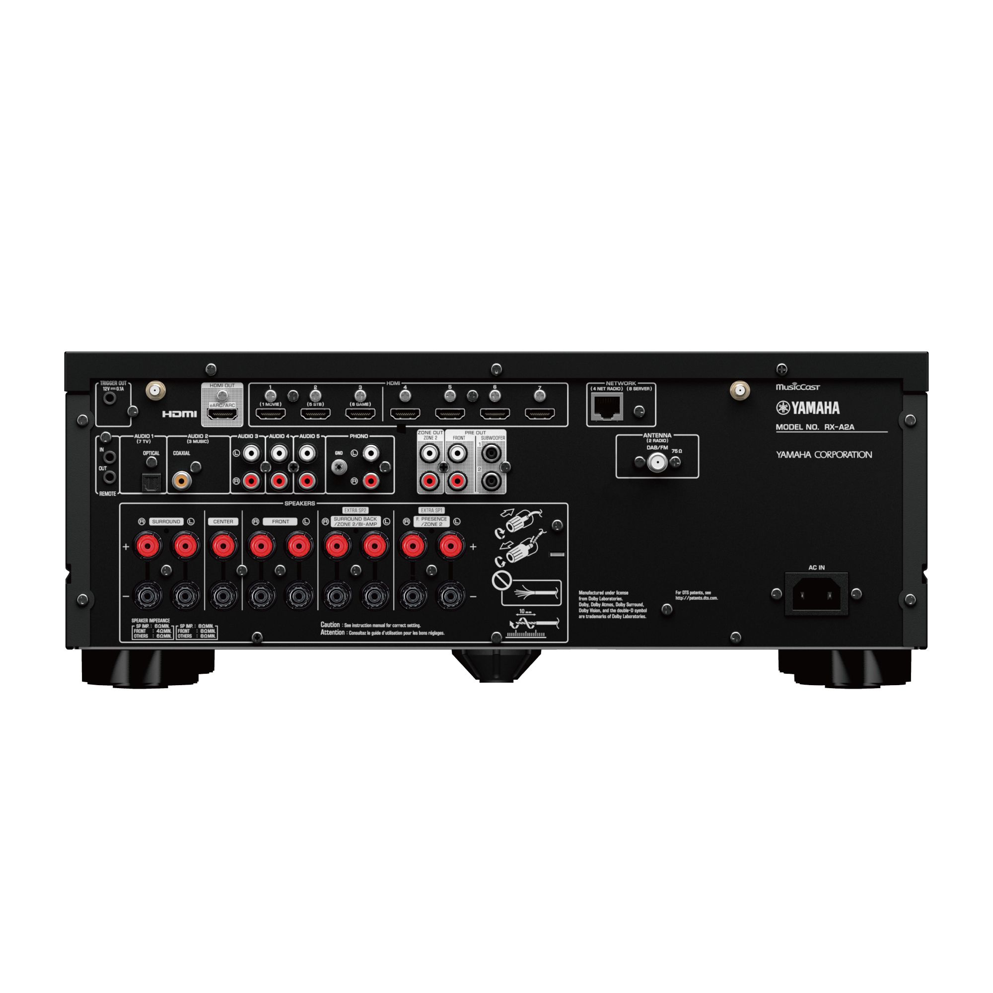 Receiver surround MusicCast RX-A2A - imagine 9