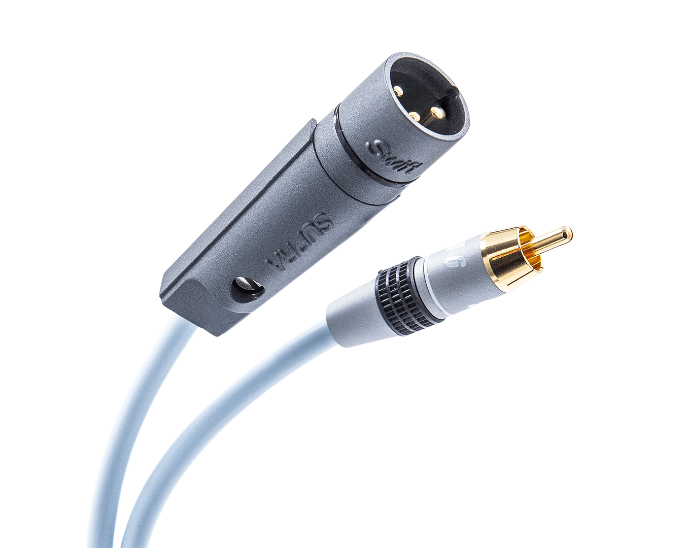 Cablu subwoofer SUPRA SUBLINK 1RCA-1XLR/M BLUE