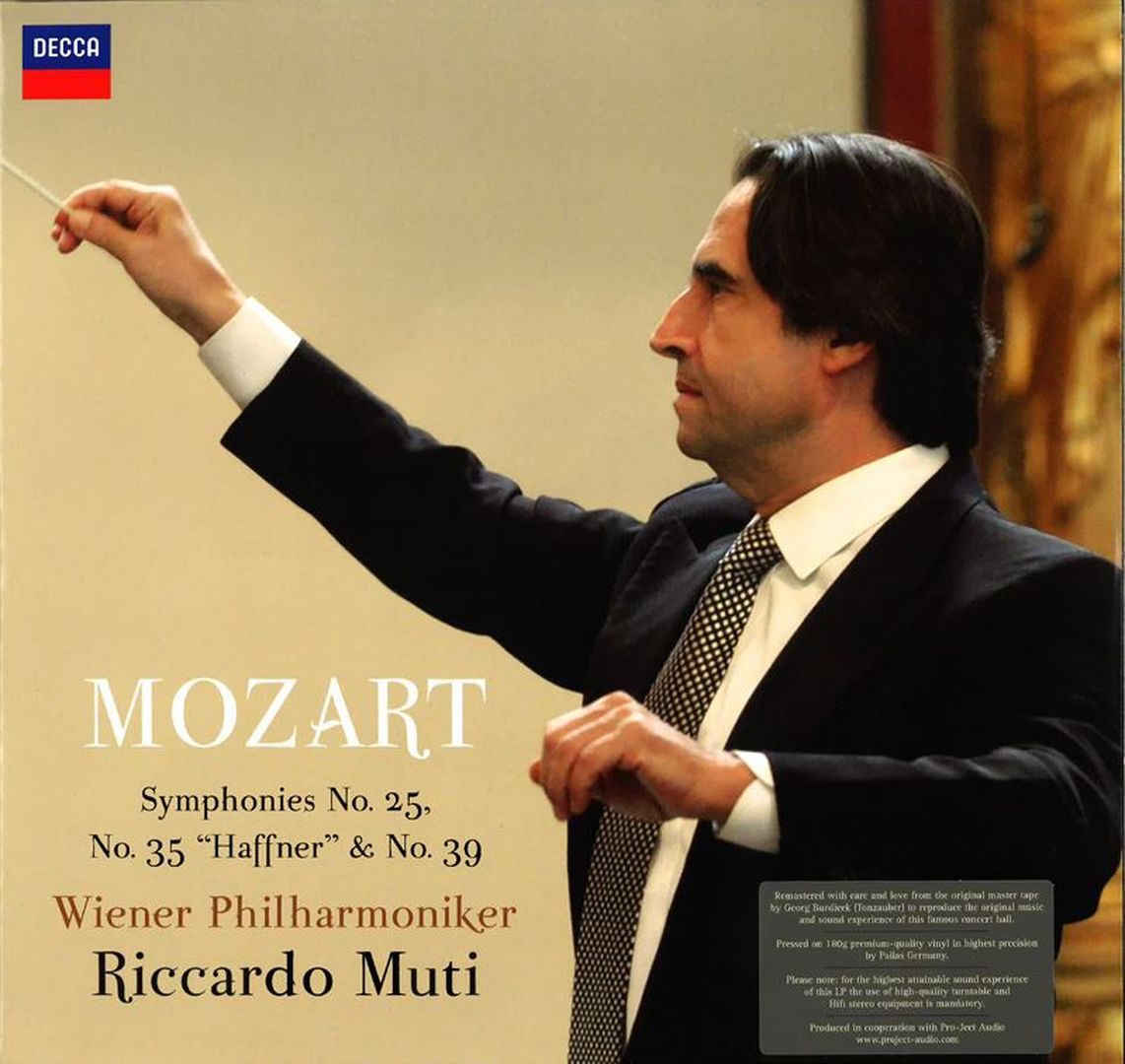 Vinyl W. A. Mozart – No. 25, 35 & 39