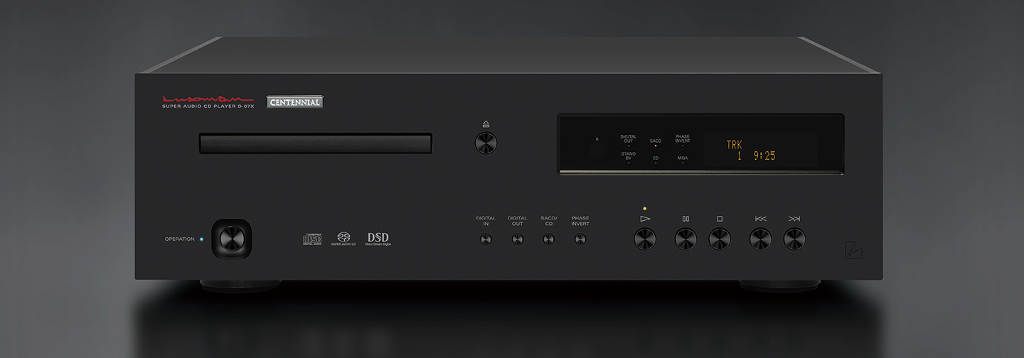 CD Player Luxman D-07X Black Edition CENTENNIAL