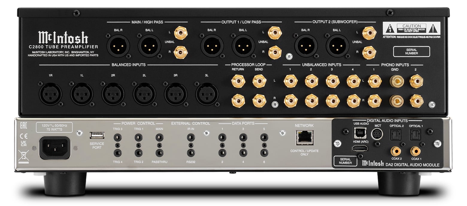 Preamplificator lampi McIntosh C2800 - imagine 2