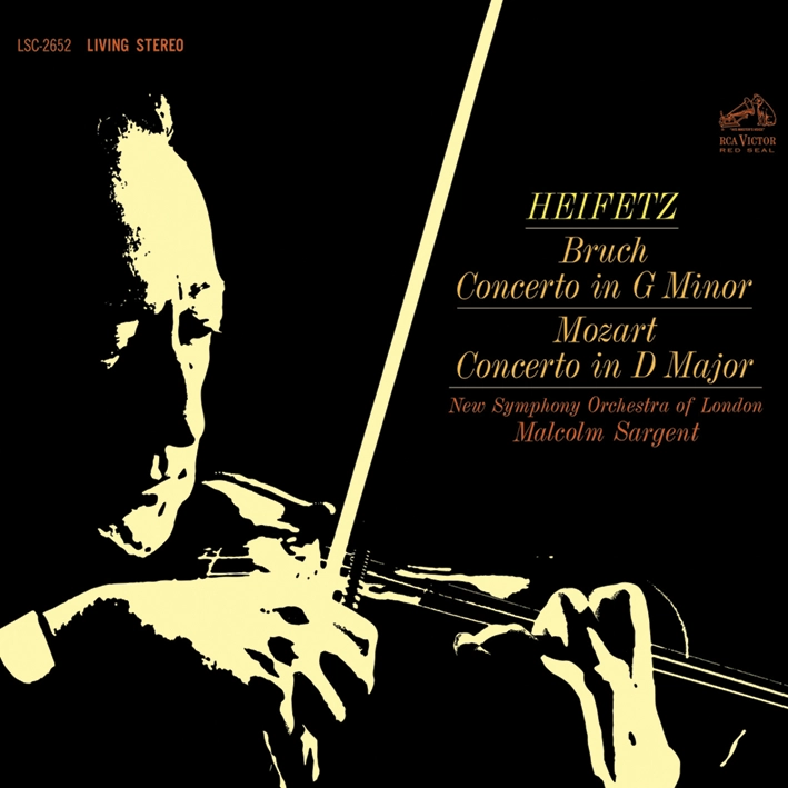 Jascha Heifetz / Sir Malcolm Sargent & New Symphony Orchestra of London - Bruch: Concerto In G Minor (Vinil 180g, LP dublu)
