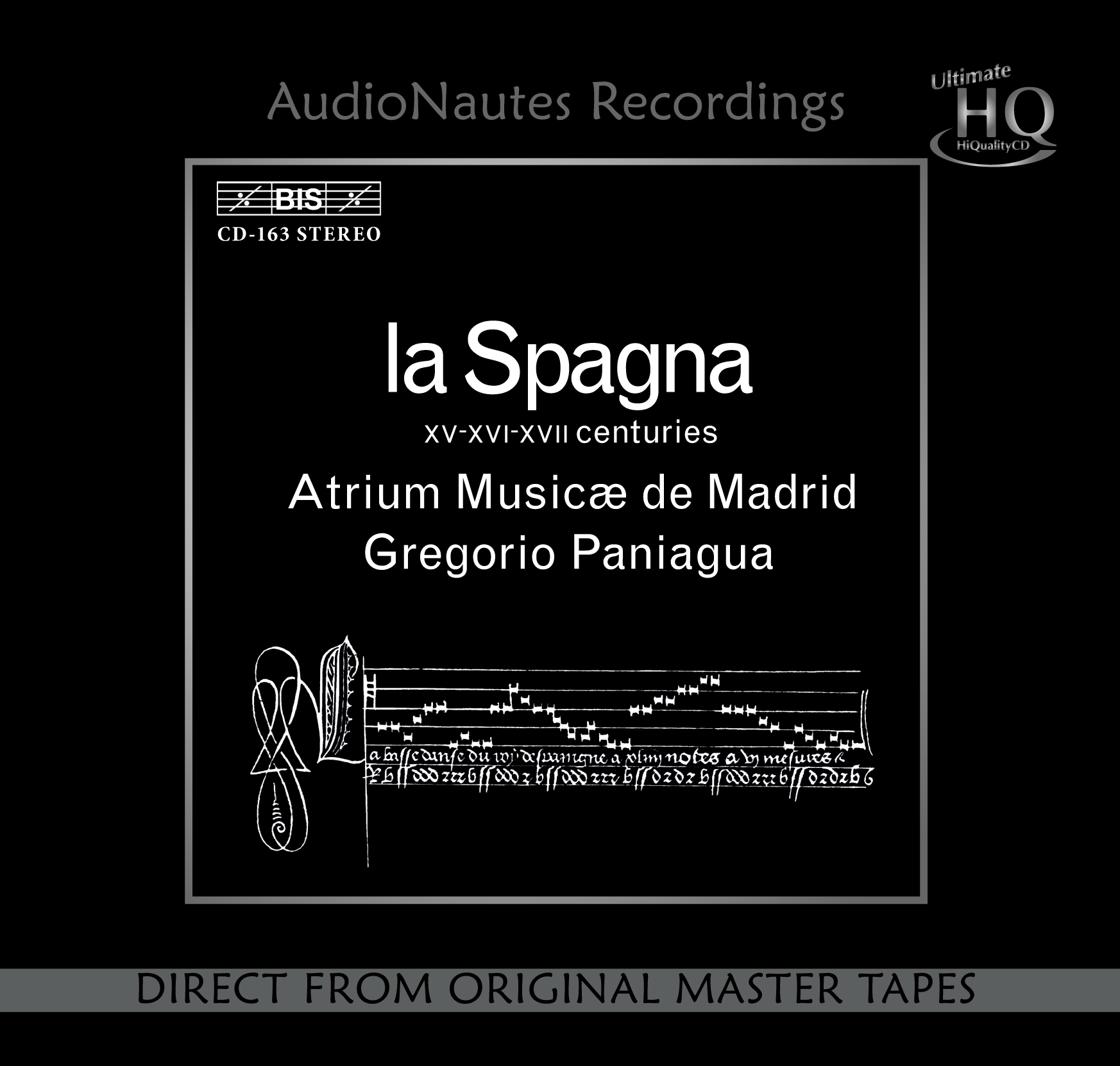 Gregorio Paniagua & Atrium Musicae de Madrid - La Spagna (UHQCD)