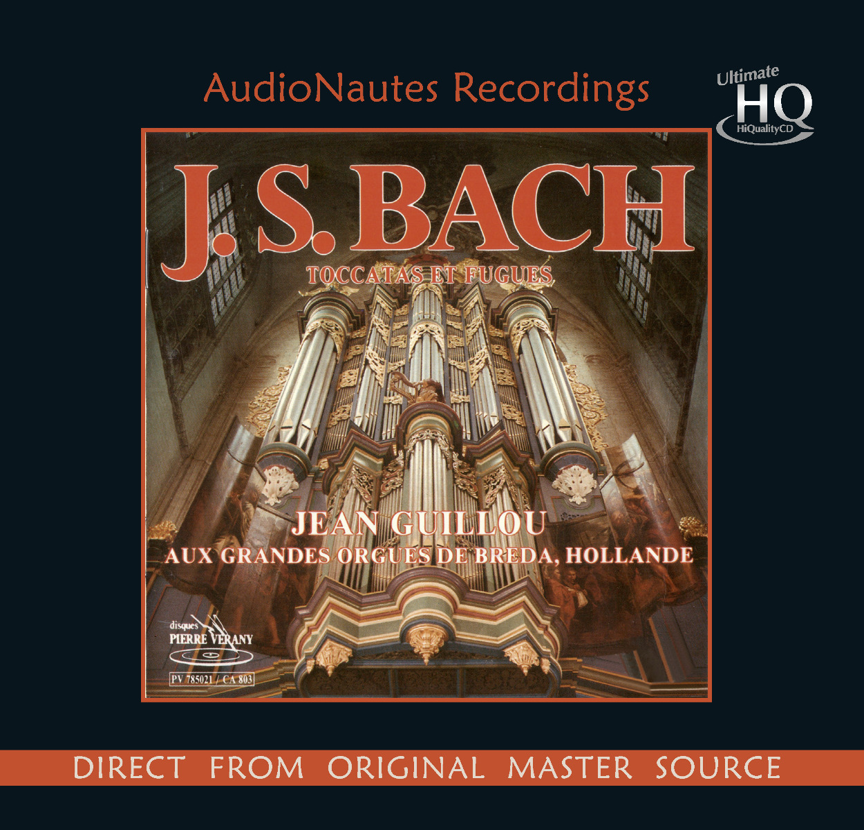 Jean Guillou aux grandes Orgues de Breda - J.S. Bach: Toccatas et Fugues (UHQCD)