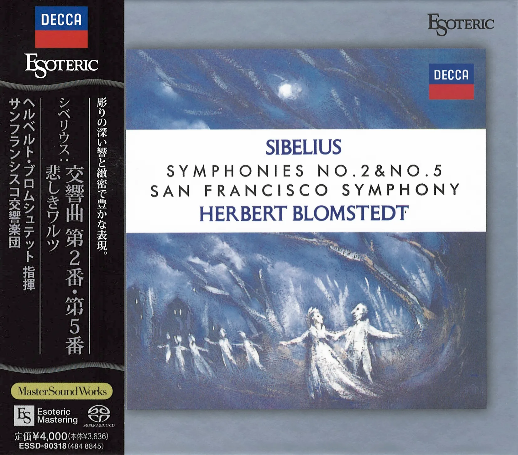 Herbert Blomstedt & San Francisco Symphony - Sibelius: Symphonies No. 2 & No. 5 (SACD hibrid)
