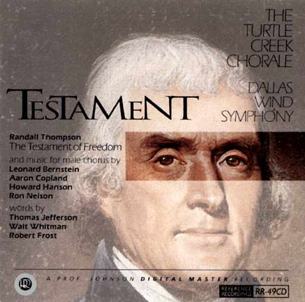 Turtle Creek Chorale - Testament (HDCD, CD)