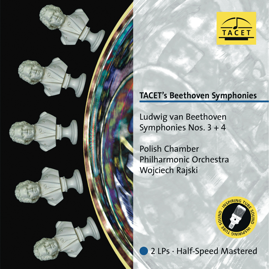 TACET's Beethoven Symphonies - Beethoven: Symphonies Nos. 3 + 4 (Vinil 180g, LP dublu)