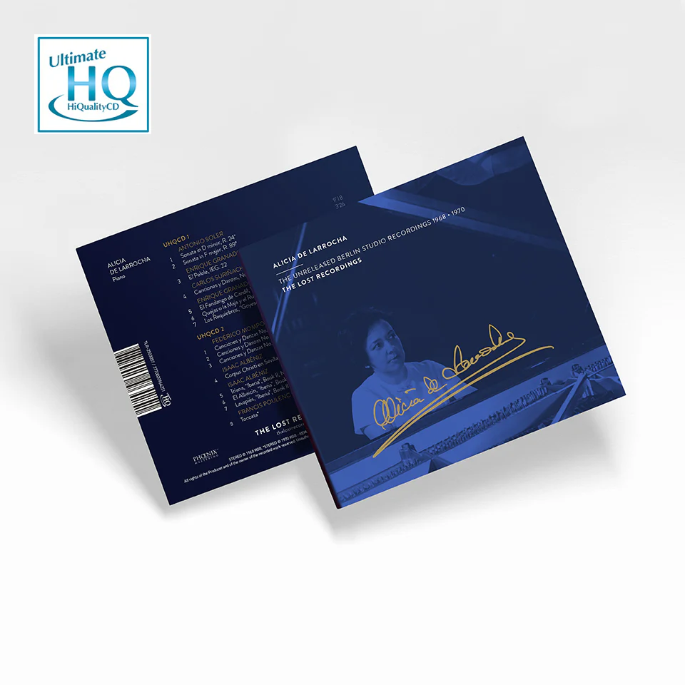 Alicia de Larrocha - The Unreleased Berlin Studio Recordings (UHQCD dublu)